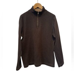 Banana Republic 1/4 Zip Cotton Sweater Size Medium